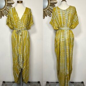 Style Park 1 Kaftan Tye Dye Maxi High Low Cover Up Dress